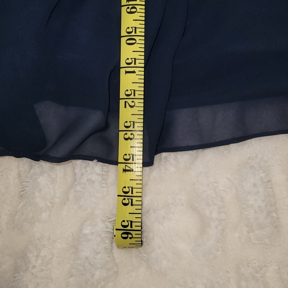 Sorella Vita NAVY Layered Chiffon Maxi Dress - Picture 10 of 14